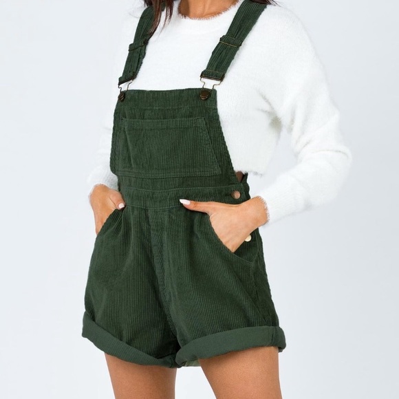 Princess Polly Other Princess Polly Forest Green Overalls Poshmark
